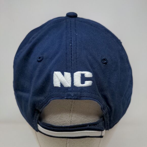 Topsail Island North Carolina Strapback Hat Blue OSFA Embroidered Colorblock - Picture 5 of 8